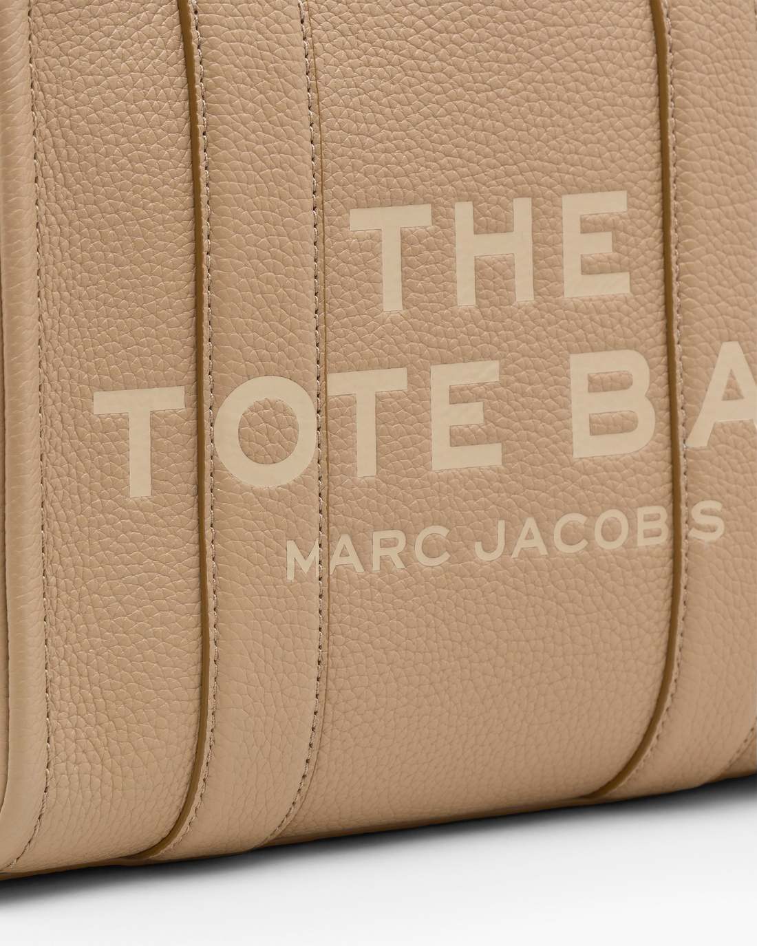 The Leather Small Tote Bag Camel Marc Jacobs