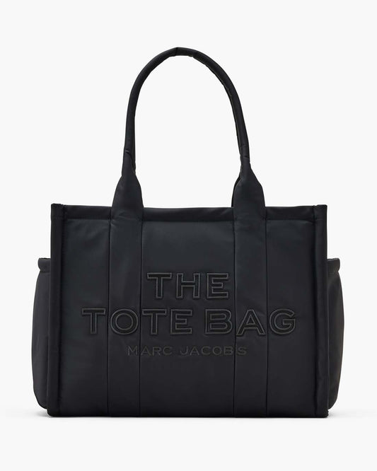 The Puffy Nylon Large Tote Bag Black Marc Jacobs