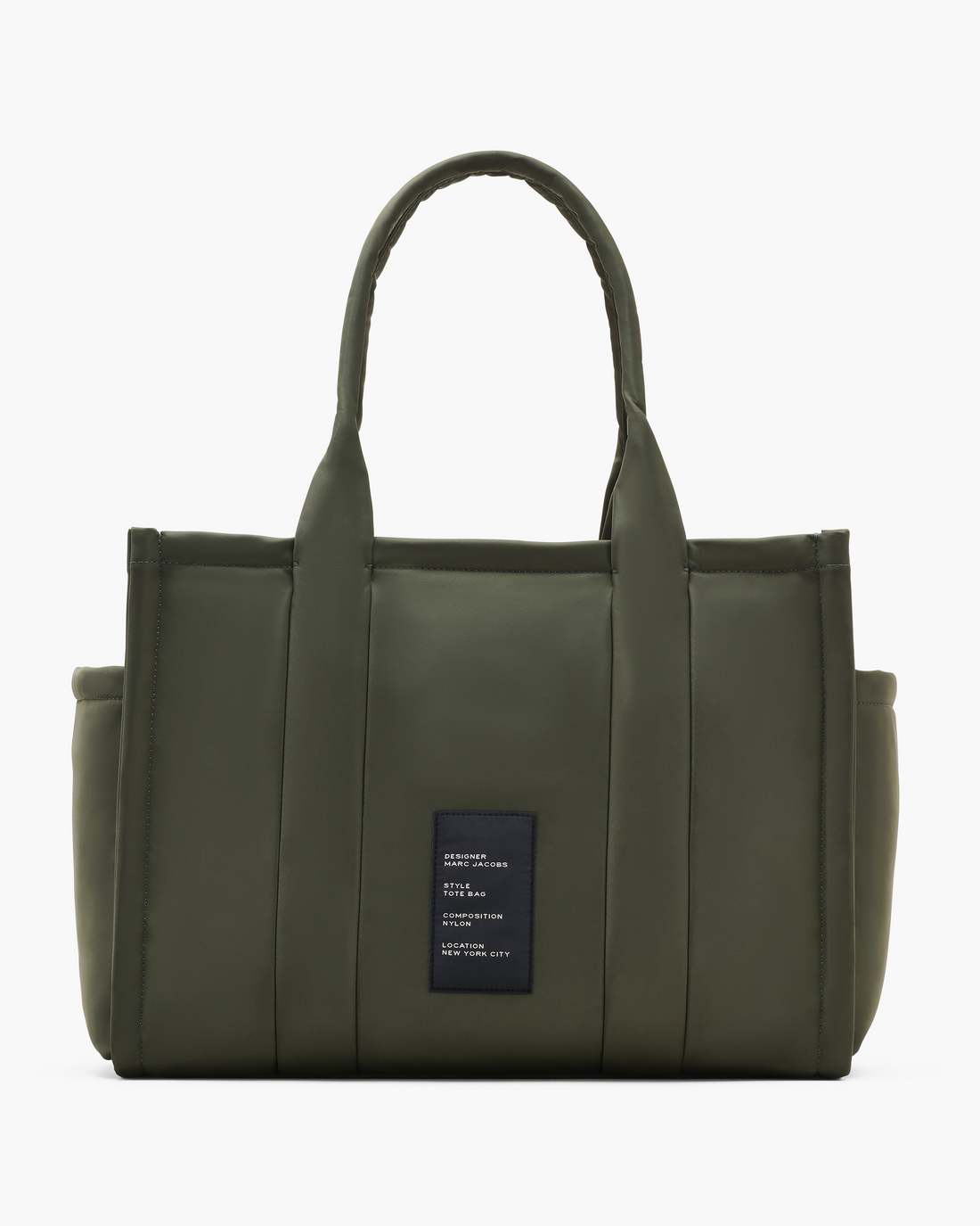 The Puffy Nylon Large Tote Bag Army Green Marc Jacobs