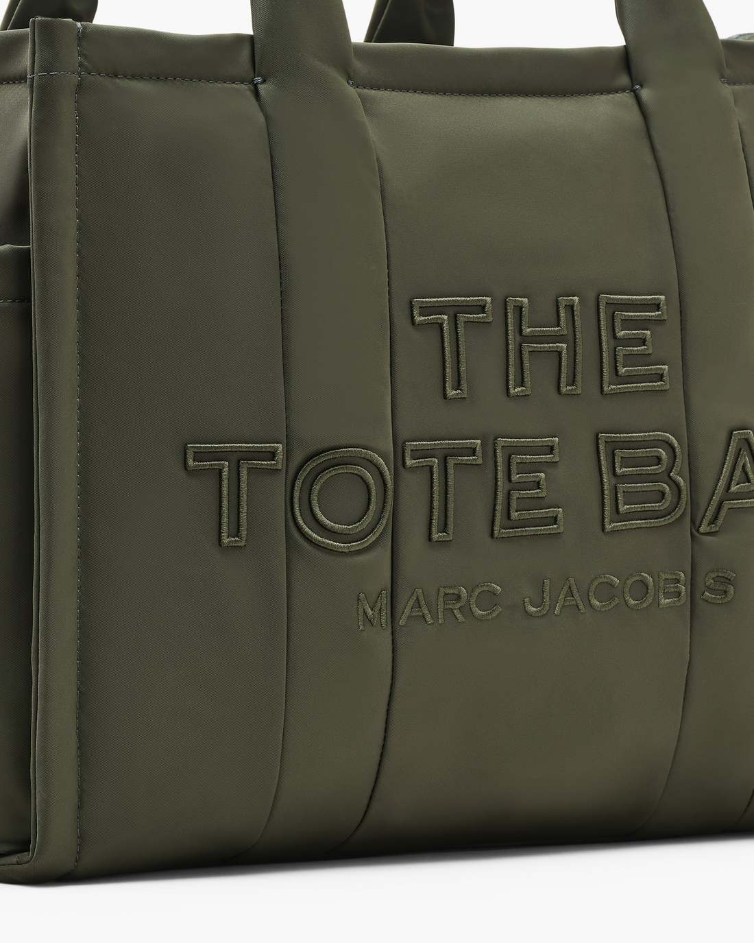 The Puffy Nylon Large Tote Bag Army Green Marc Jacobs