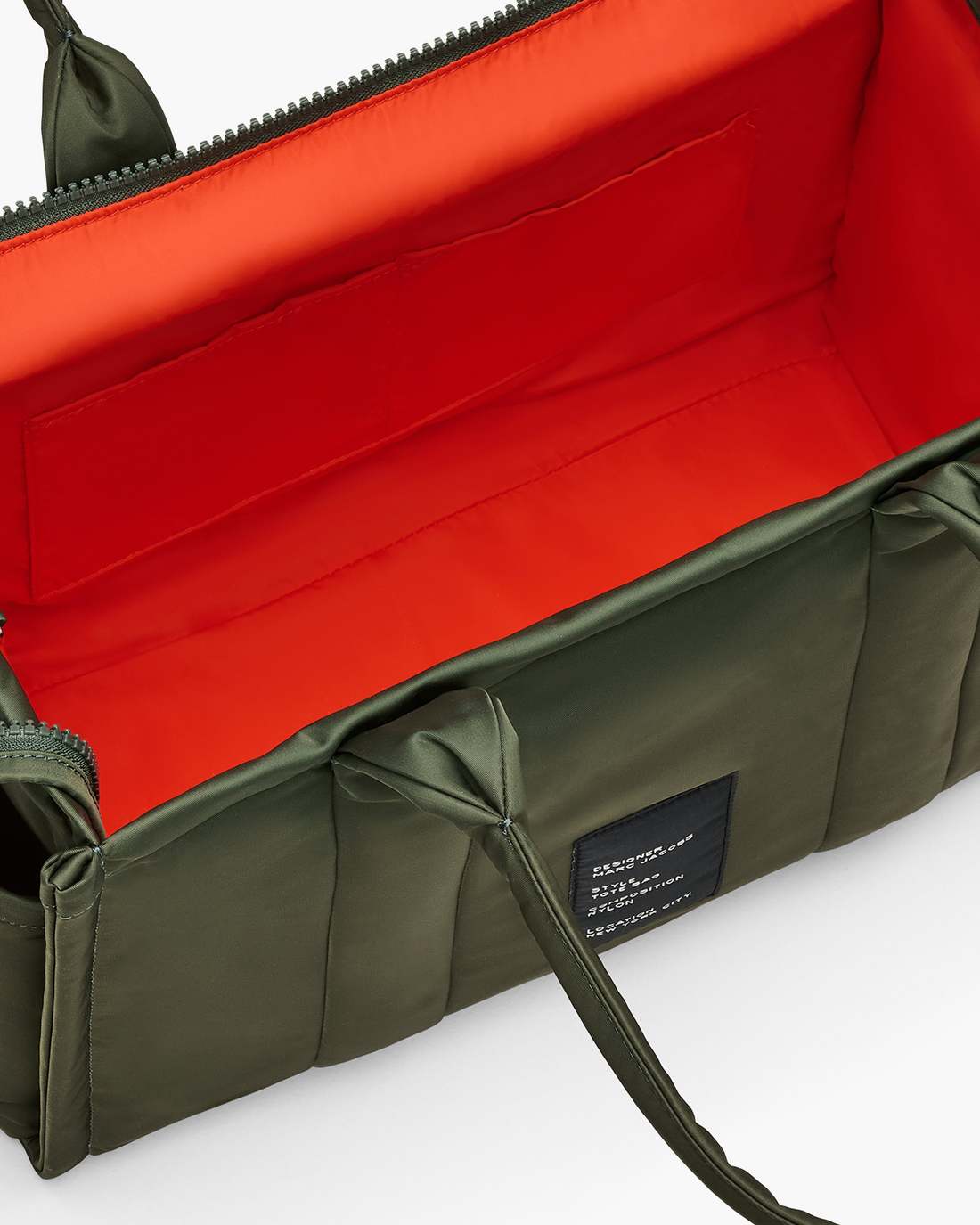 The Puffy Nylon Large Tote Bag Army Green Marc Jacobs