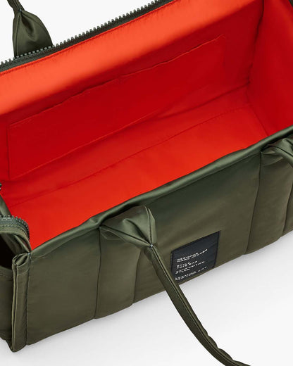 The Puffy Nylon Large Tote Bag Army Green Marc Jacobs