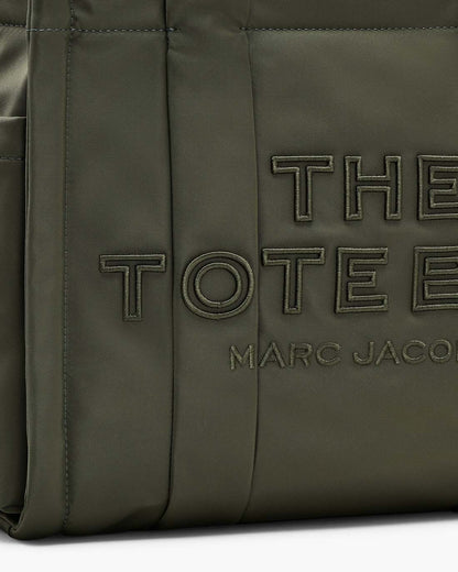 The Puffy Nylon Medium Tote Bag Army Green Marc Jacobs