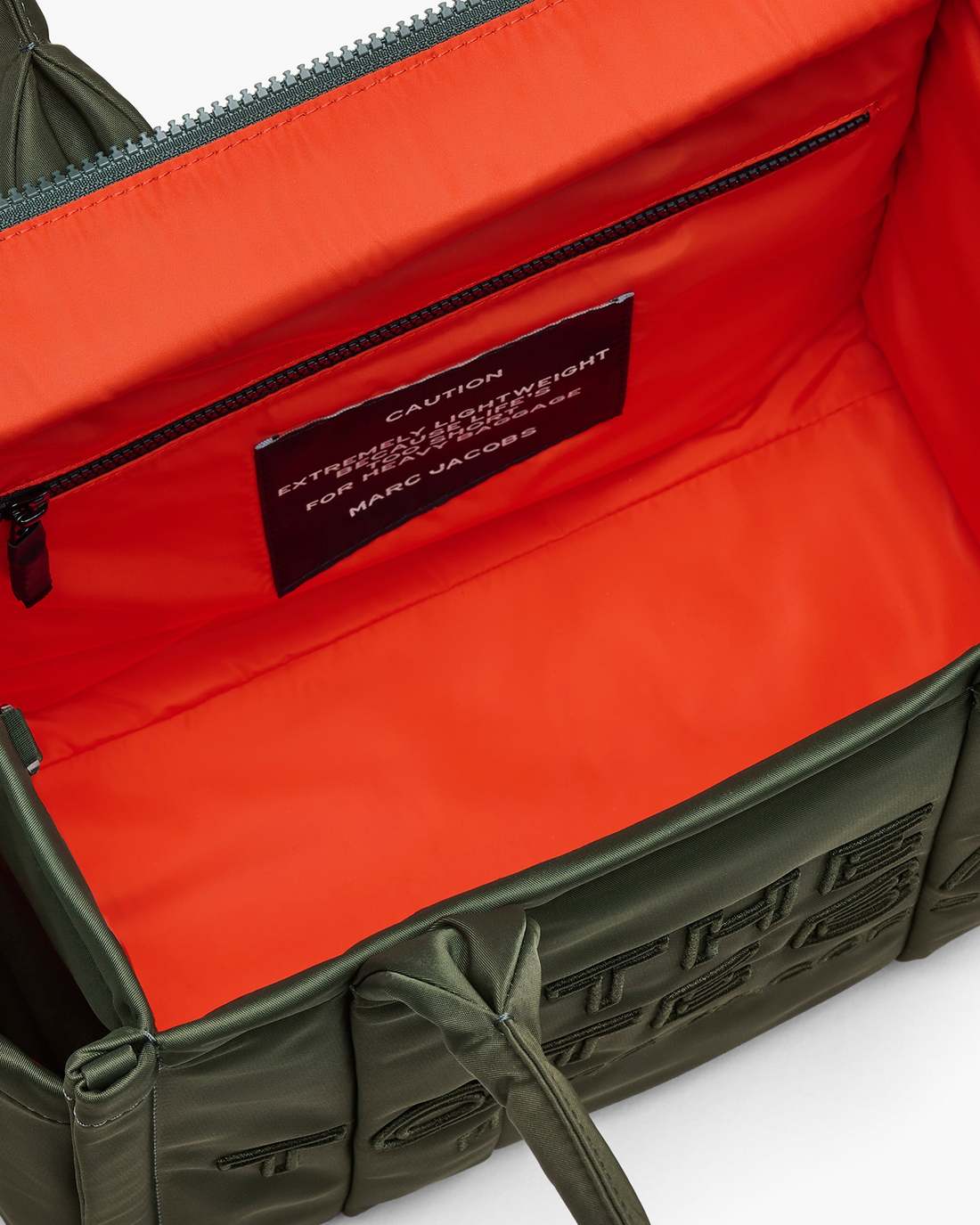 The Puffy Nylon Medium Tote Bag Army Green Marc Jacobs