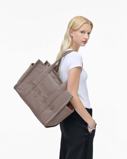 The Puffy Nylon Large Tote Bag Cement Marc Jacobs