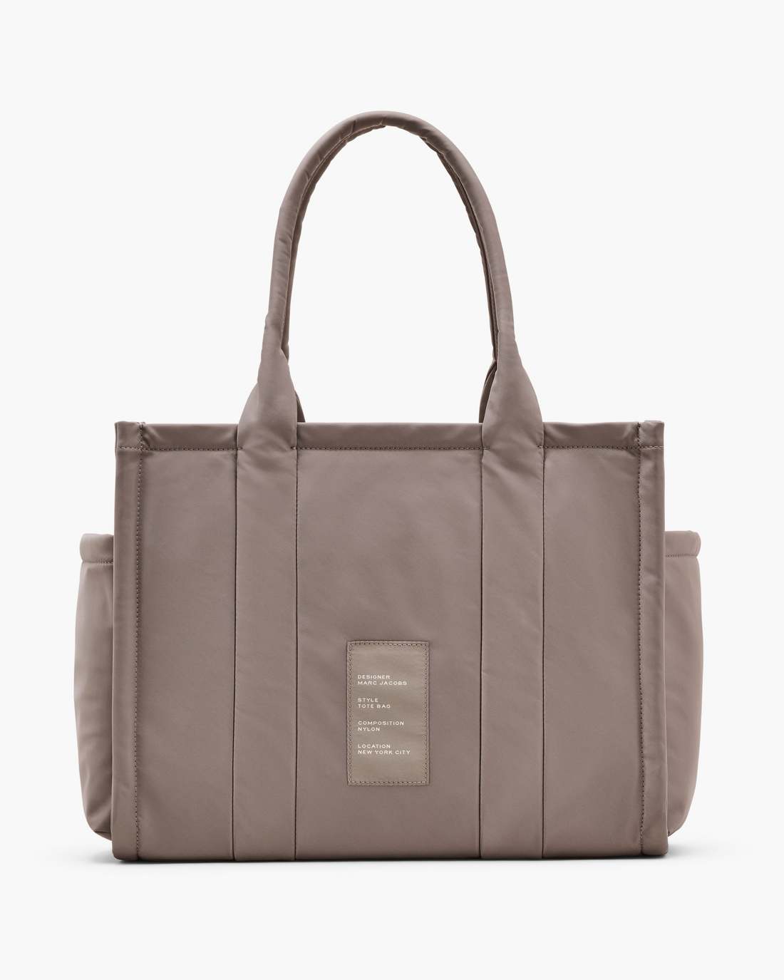 The Puffy Nylon Large Tote Bag Cement Marc Jacobs