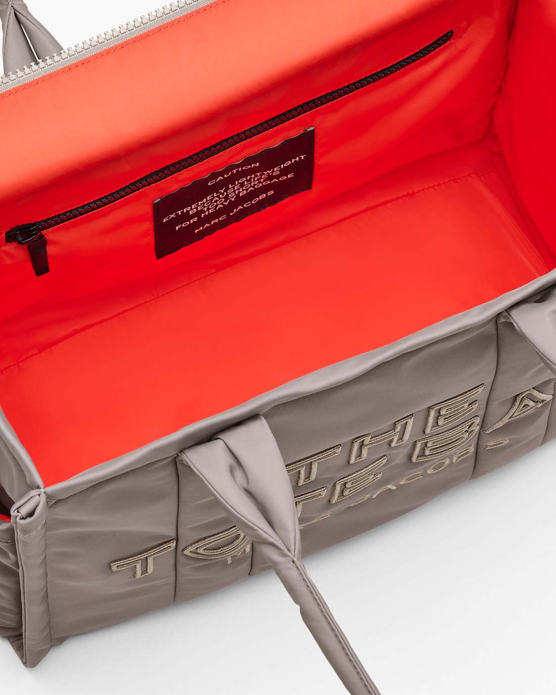 The Puffy Nylon Large Tote Bag Cement Marc Jacobs