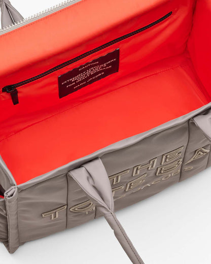 The Puffy Nylon Large Tote Bag Cement Marc Jacobs