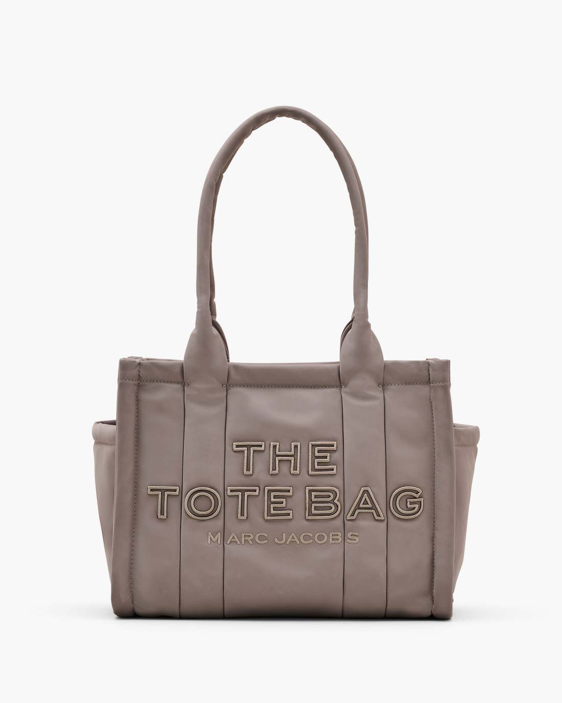 The Puffy Nylon Medium Tote Bag Cement Marc Jacobs