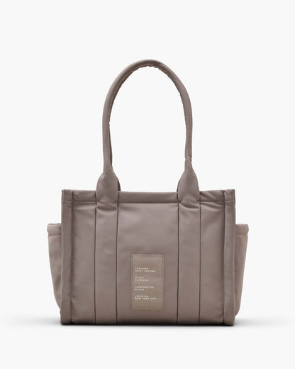 The Puffy Nylon Medium Tote Bag Cement Marc Jacobs
