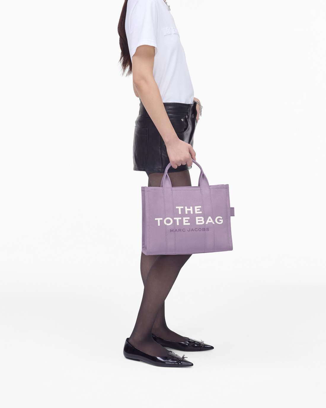 The Canvas Medium Tote Bag Lilac Marc Jacobs