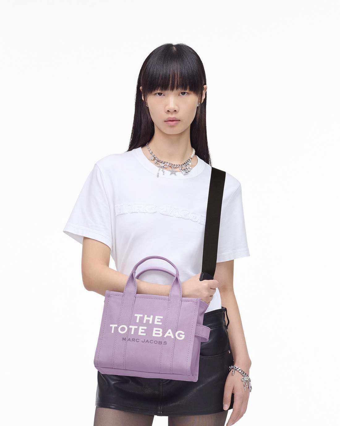 The Canvas Small Tote Bag Lilac Marc Jacobs