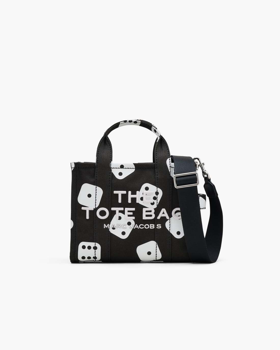 Derrick Adams X Marc Jacobs Canvas Small Tote Bag Black/White Marc Jacobs