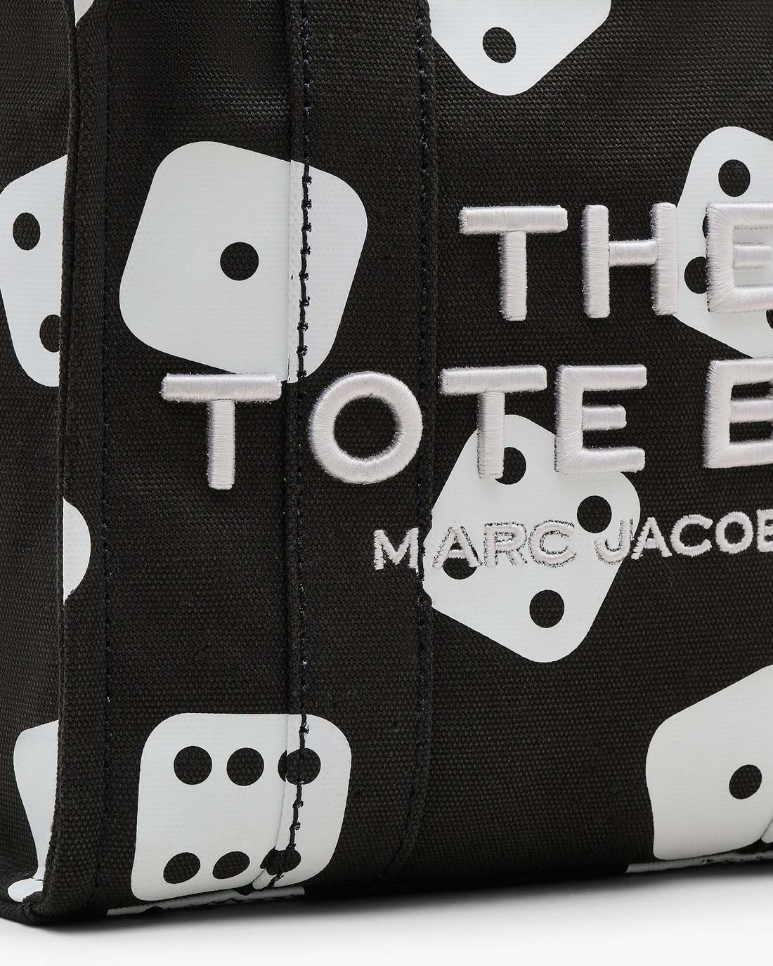 Derrick Adams X Marc Jacobs Canvas Small Tote Bag Black/White Marc Jacobs