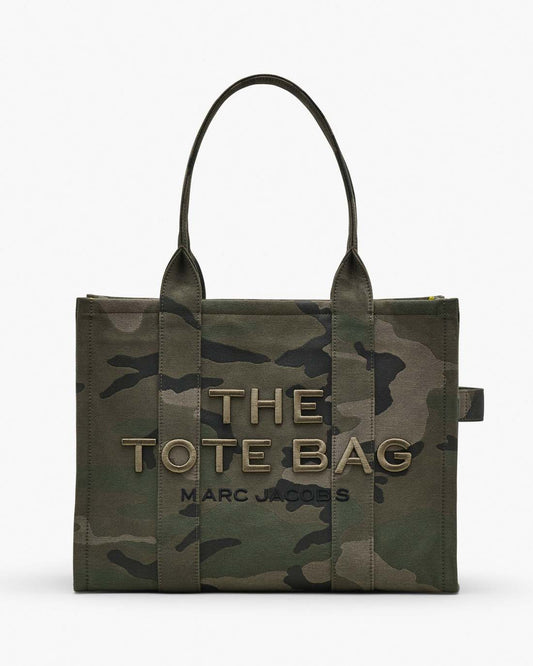 The Camo Jacquard Large Tote Bag Camo Multi Marc Jacobs