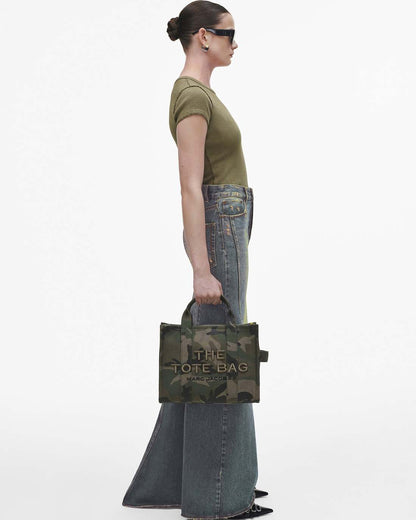 The Camo Jacquard Medium Tote Bag Camo Multi Marc Jacobs