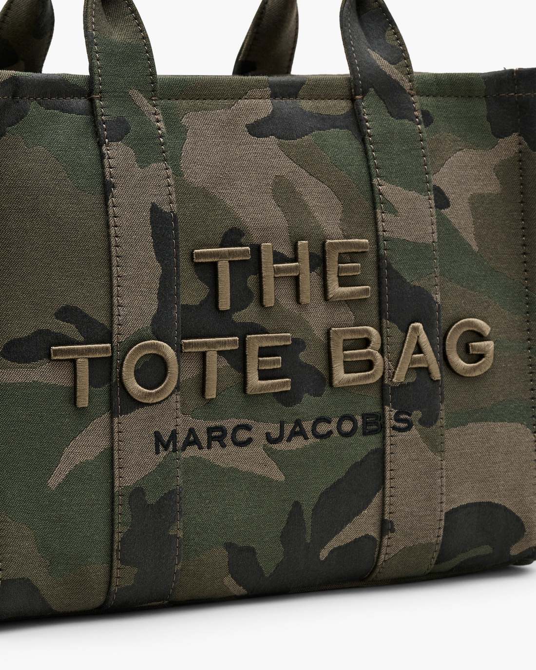 The Camo Jacquard Medium Tote Bag Camo Multi Marc Jacobs