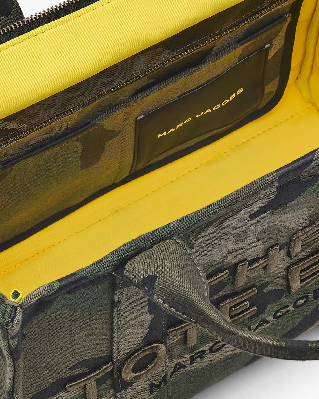 The Camo Jacquard Medium Tote Bag Camo Multi Marc Jacobs
