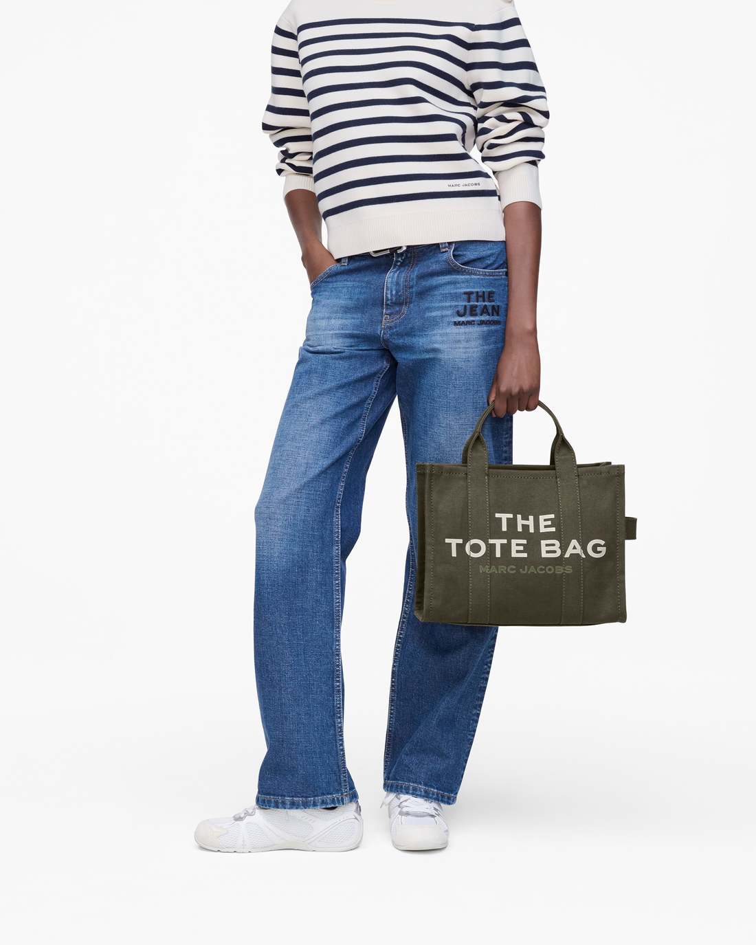 The Canvas Medium Tote Bag Forest Marc Jacobs