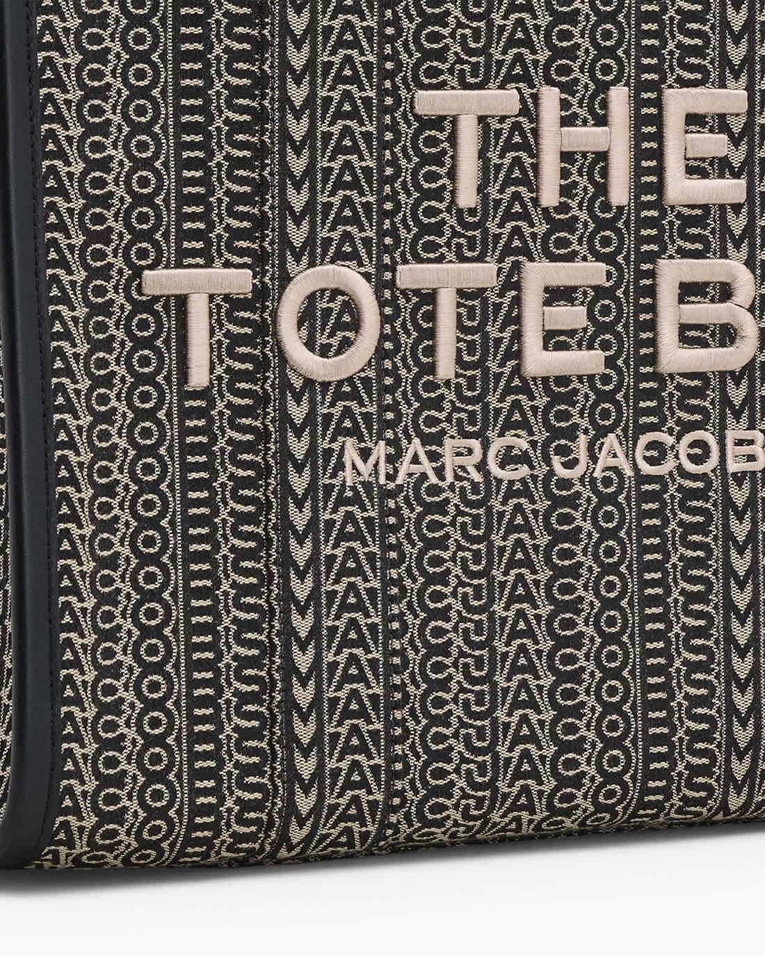 The Monogram Jacquard Large Tote Bag Beige Multi Marc Jacobs