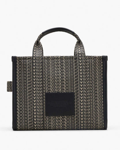 The Monogram Jacquard Medium Tote Bag Beige Multi Marc Jacobs