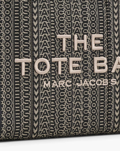 The Monogram Jacquard Medium Tote Bag Beige Multi Marc Jacobs