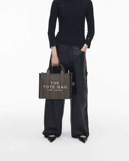 The Monogram Jacquard Medium Tote Bag Beige Multi Marc Jacobs