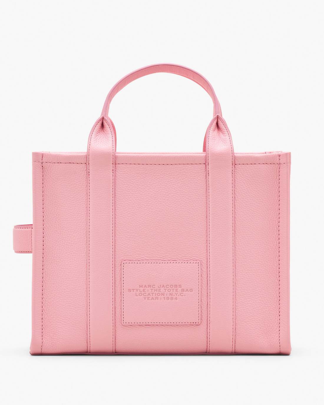 The Leather Medium Tote Bag Ribbon Pink Marc Jacobs