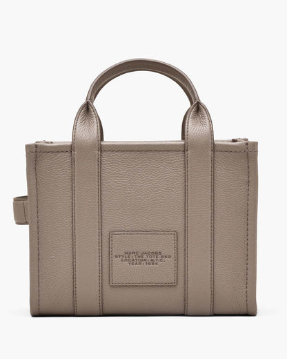 The Leather Small Tote Bag Cement Marc Jacobs