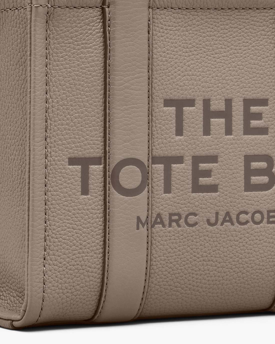 The Leather Small Tote Bag Cement Marc Jacobs