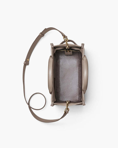 The Leather Small Tote Bag Cement Marc Jacobs