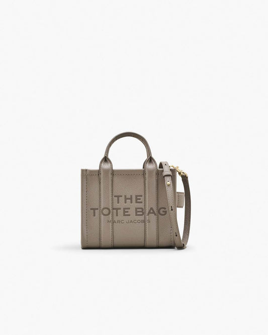 The Leather Crossbody Tote Bag Cement Marc Jacobs
