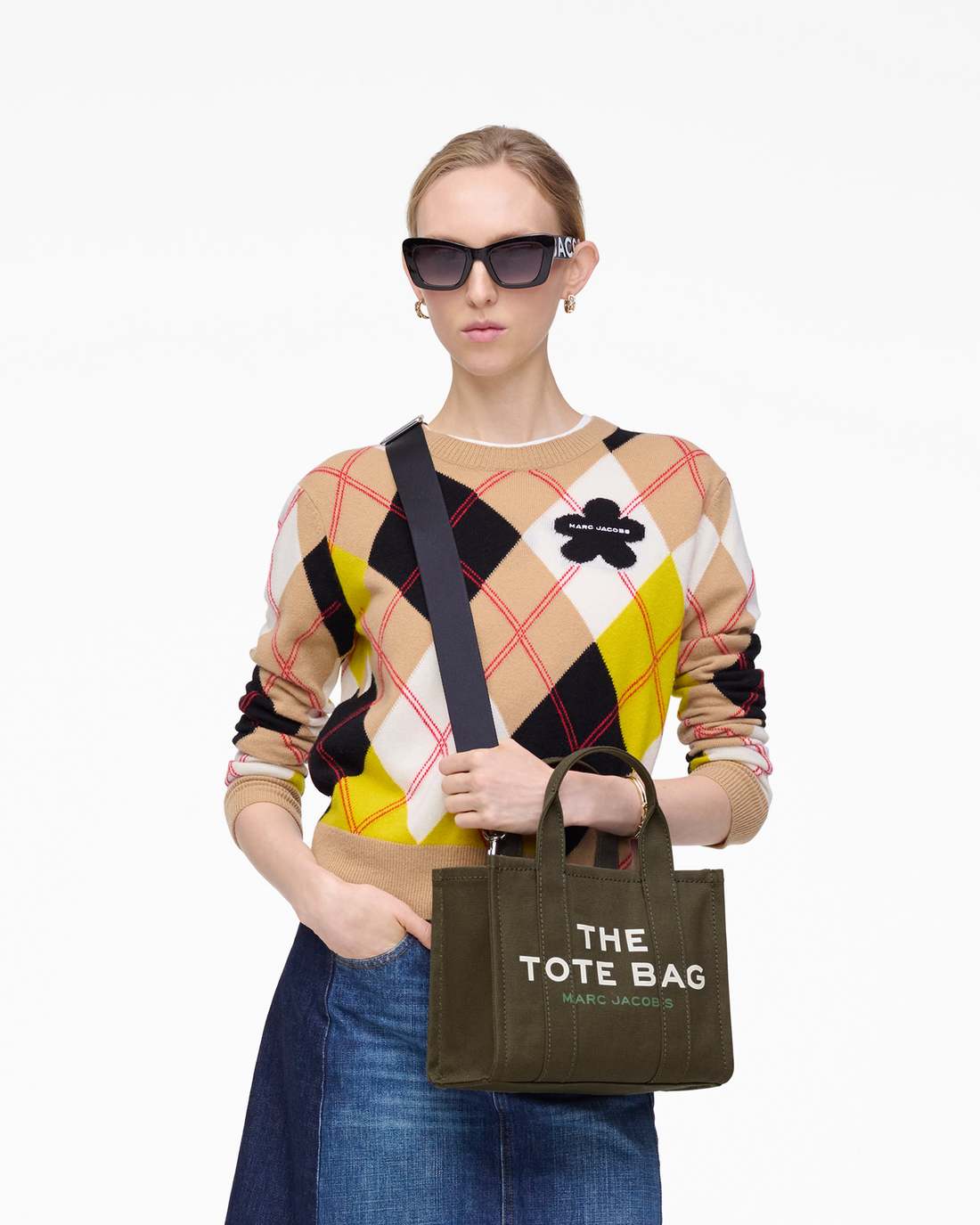 The Canvas Small Tote Bag Forest Marc Jacobs