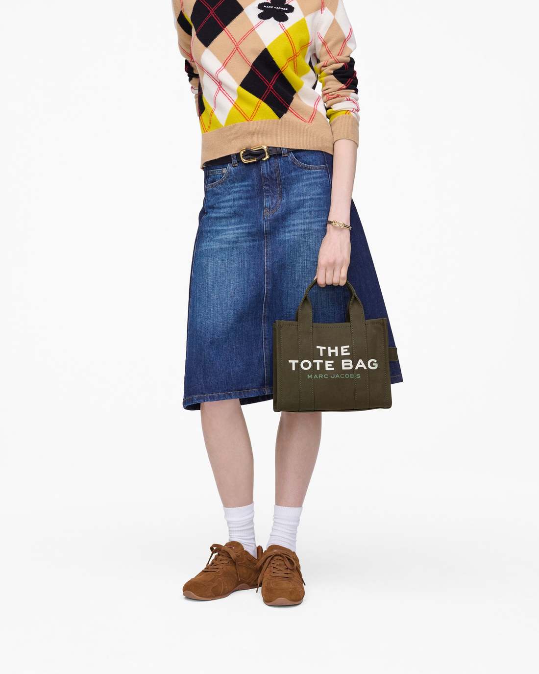 The Canvas Small Tote Bag Forest Marc Jacobs