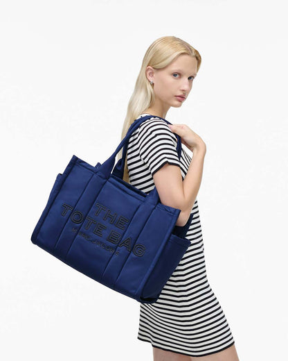 The Puffy Nylon Large Tote Bag Blue Sea Marc Jacobs