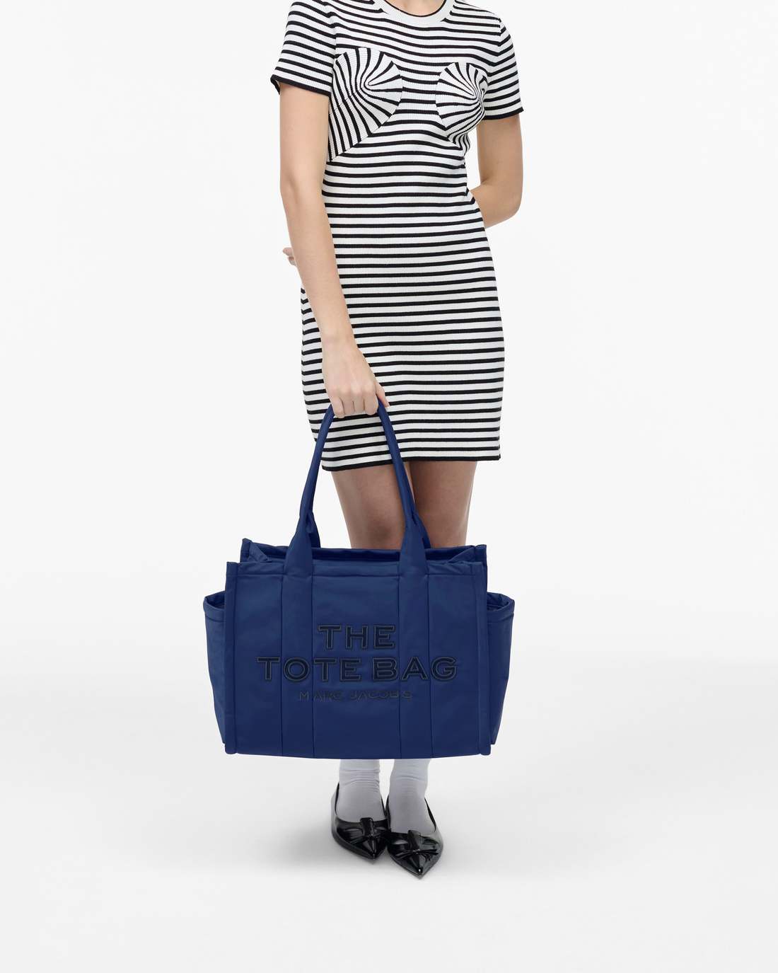 The Puffy Nylon Large Tote Bag Blue Sea Marc Jacobs