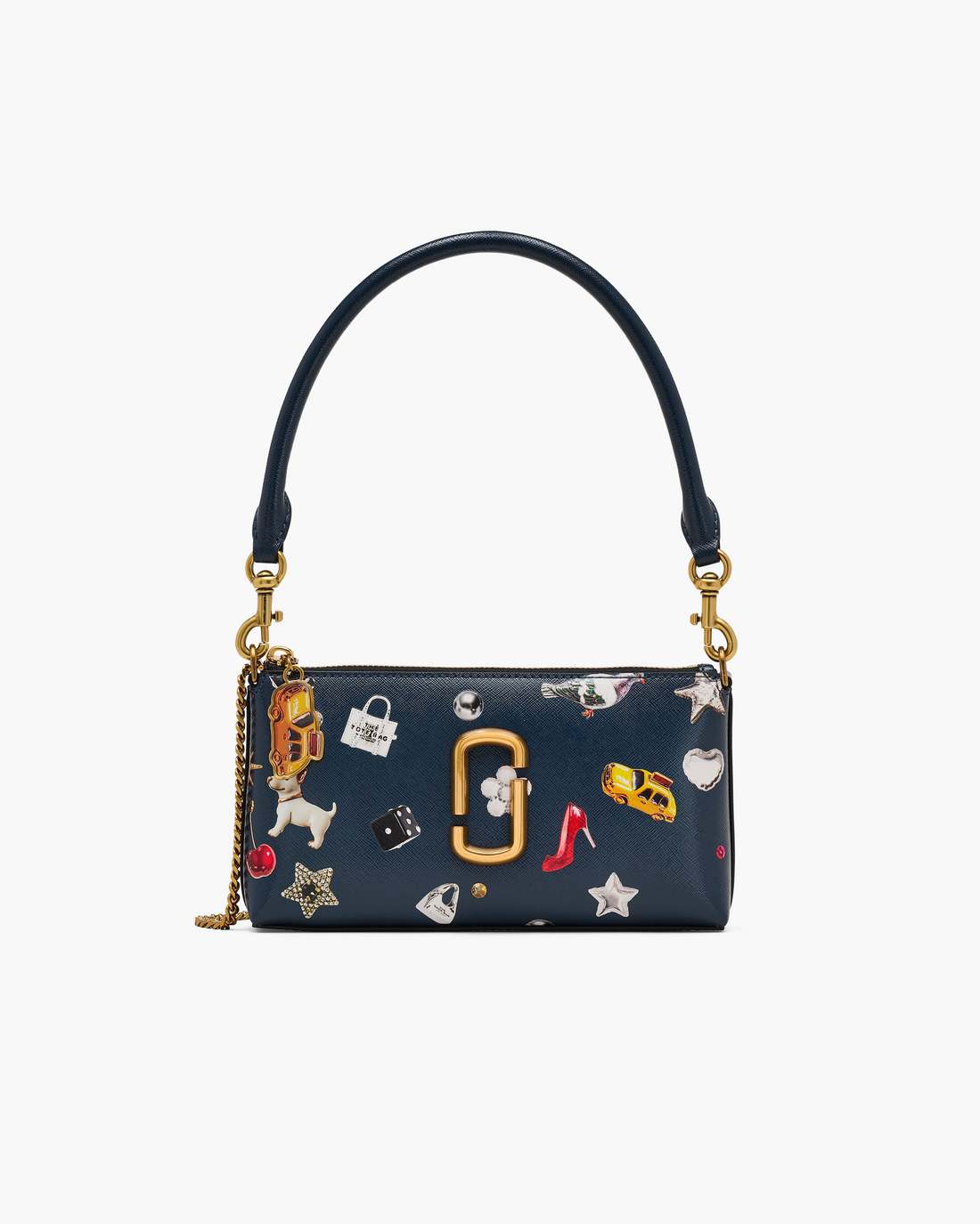 The Trinket Snapshot Convertible Shoulder Bag Navy Multi Marc Jacobs