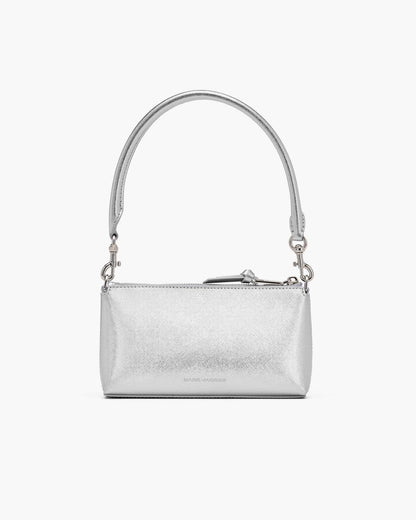 The Metallic Snapshot Convertible Shoulder Bag Silver Marc Jacobs