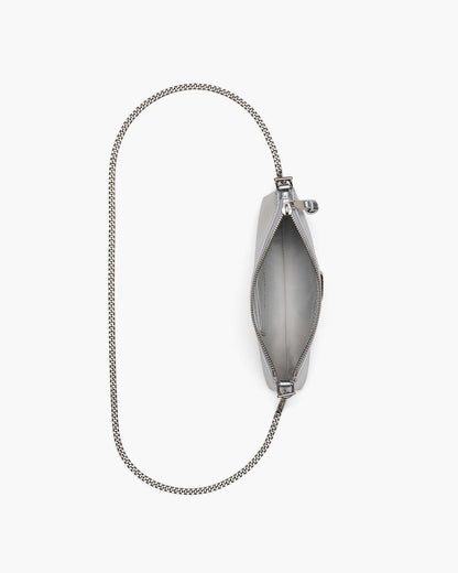 The Metallic Snapshot Convertible Shoulder Bag Silver Marc Jacobs
