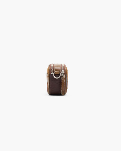 The Suede Patchwork Snapshot Brown Multi Marc Jacobs