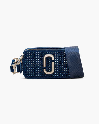The Crystal Denim Snapshot Dark Wash Crystal Marc Jacobs