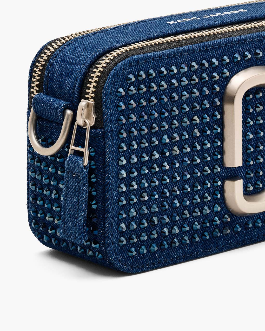 The Crystal Denim Snapshot Dark Wash Crystal Marc Jacobs