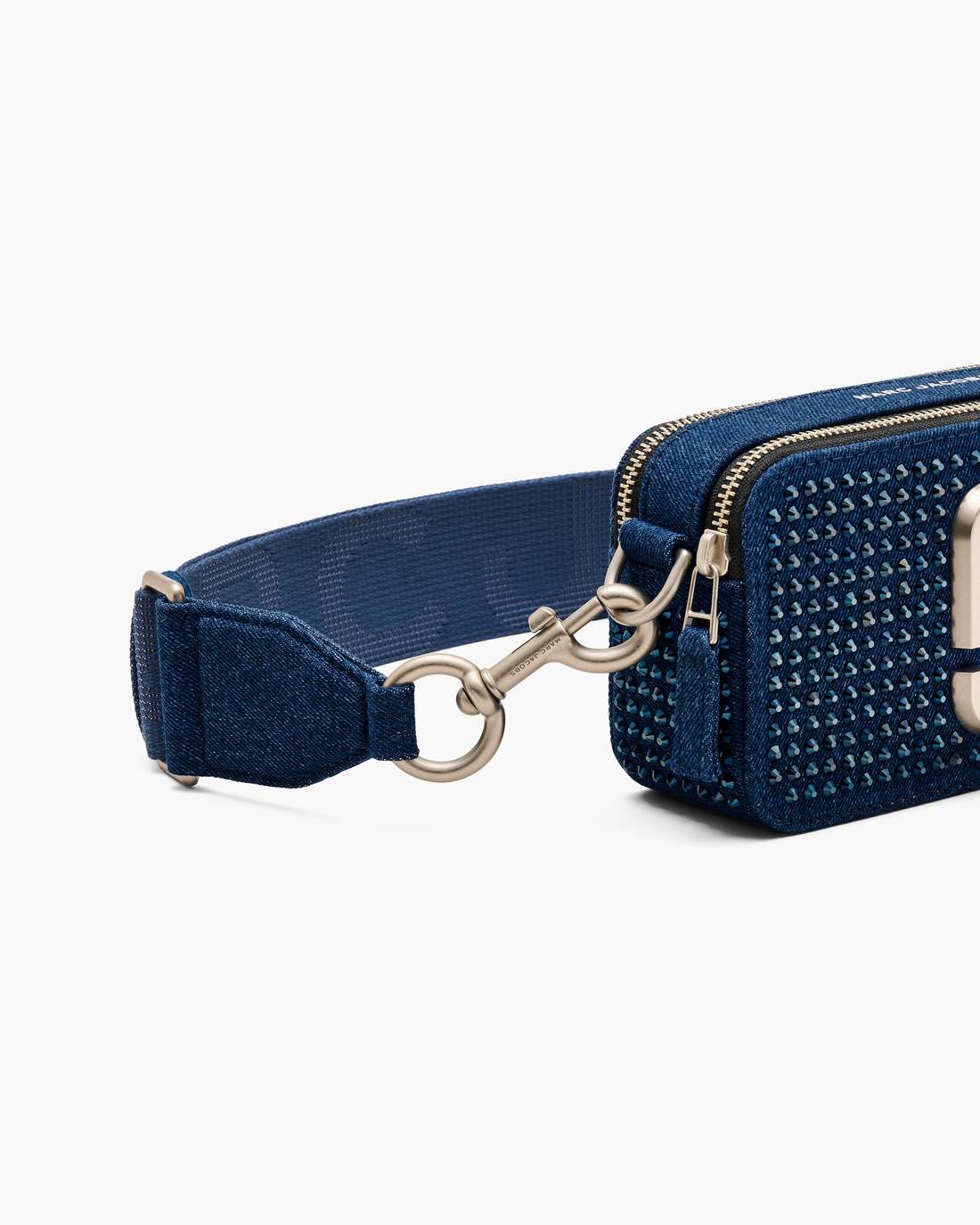 The Crystal Denim Snapshot Dark Wash Crystal Marc Jacobs