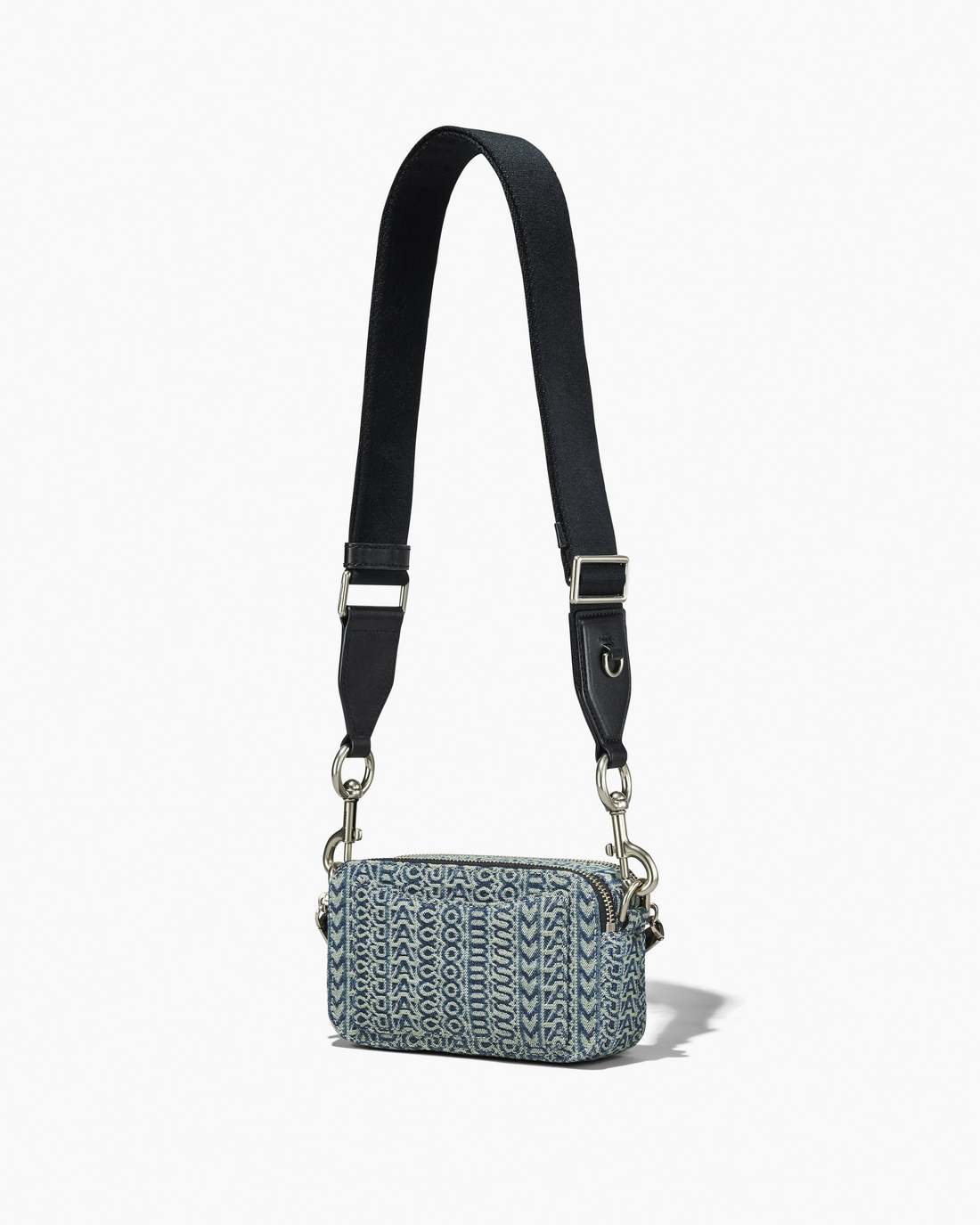 The Washed Monogram Denim Snapshot Sun Faded Denim Marc Jacobs