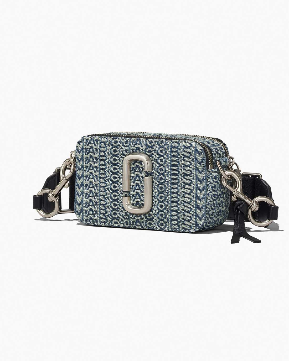 The Washed Monogram Denim Snapshot Sun Faded Denim Marc Jacobs