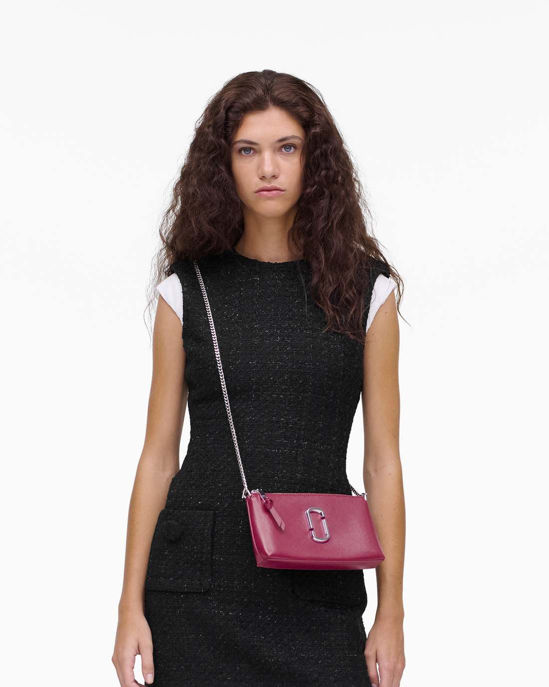 The Snapshot Convertible Shoulder Bag Lipgloss Pink Marc Jacobs