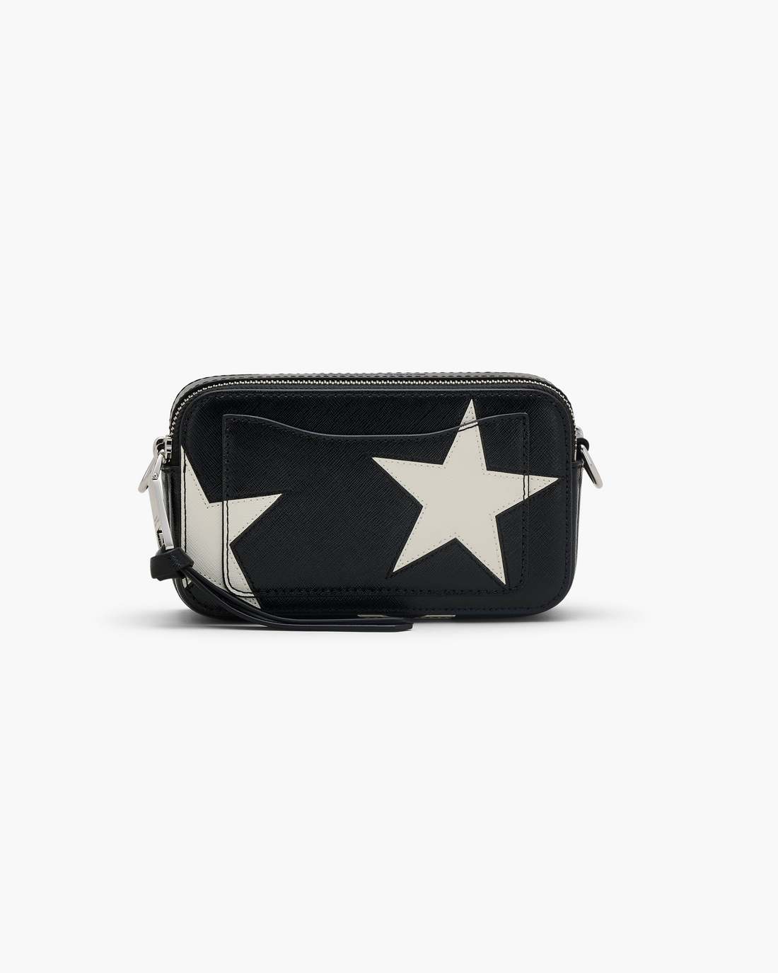 The Star Patchwork Leather Snapshot Black/White Marc Jacobs