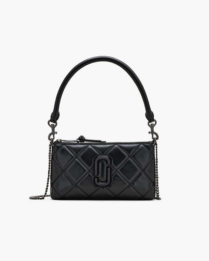 The Quilted Snapshot Convertible Shoulder Bag Black Marc Jacobs