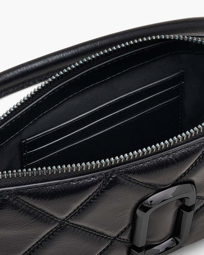 The Quilted Snapshot Convertible Shoulder Bag Black Marc Jacobs