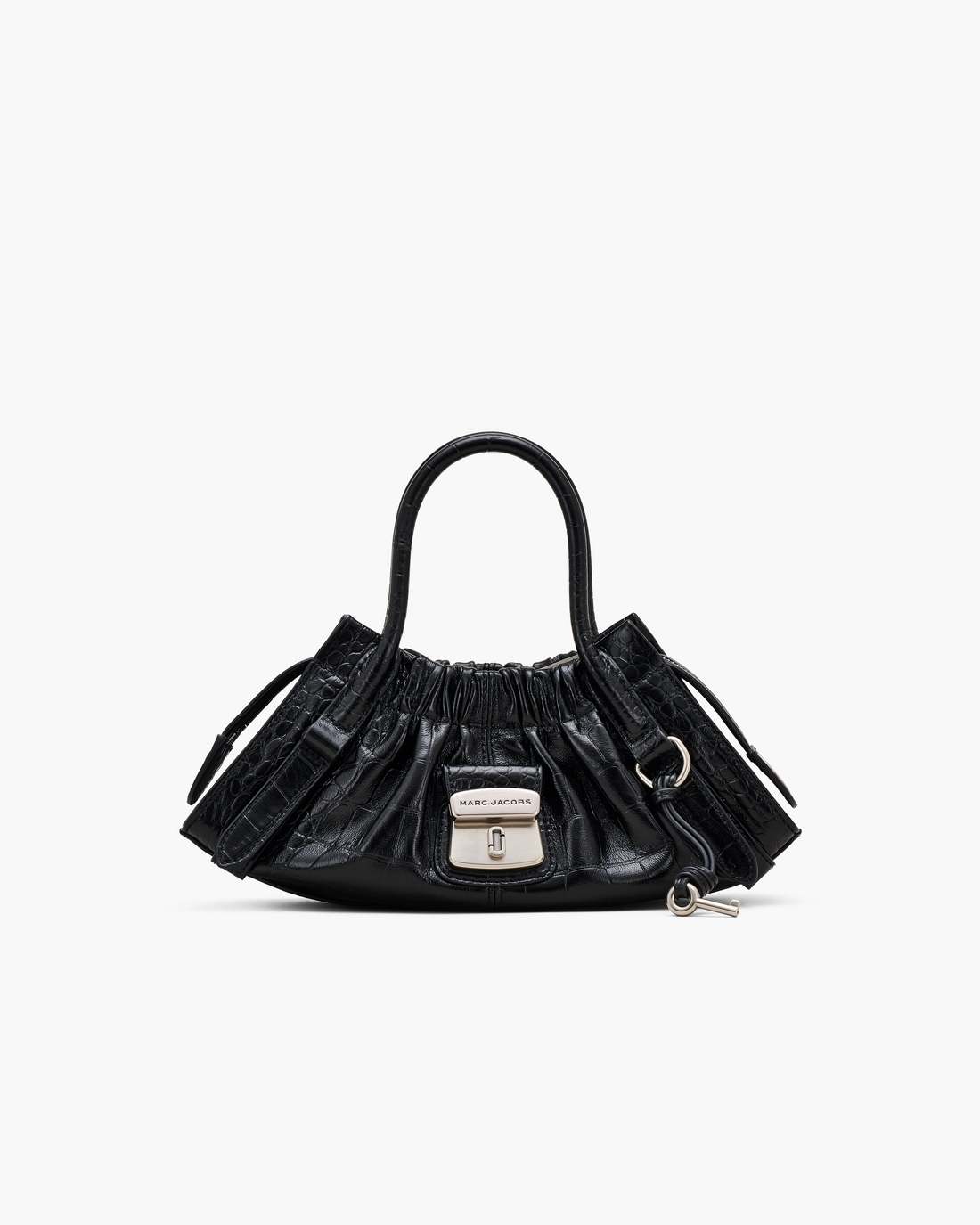 The Croc Cristina Small Satchel Black Marc Jacobs